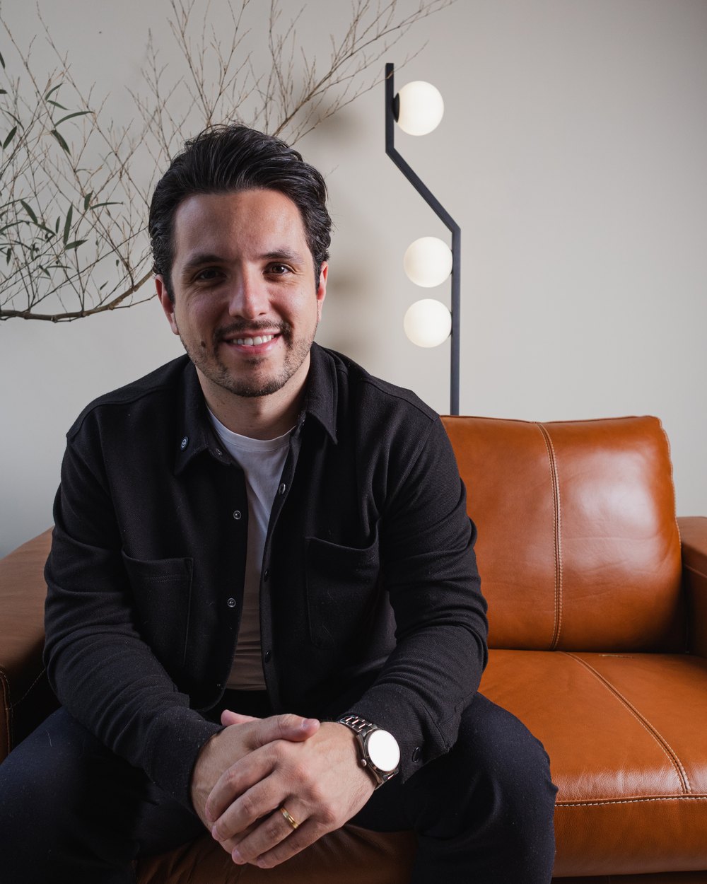 Rogério Beraldo, retrato sorrindo